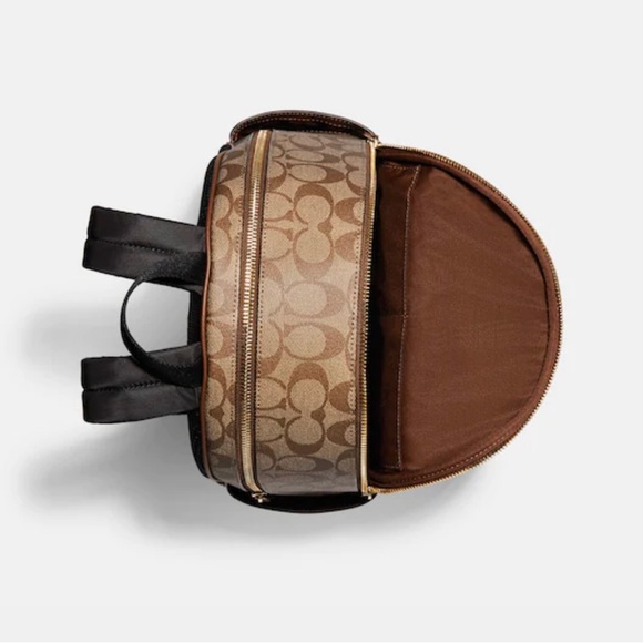 Coach Court Backpack In Signature Canvas - Picture 3 of 8